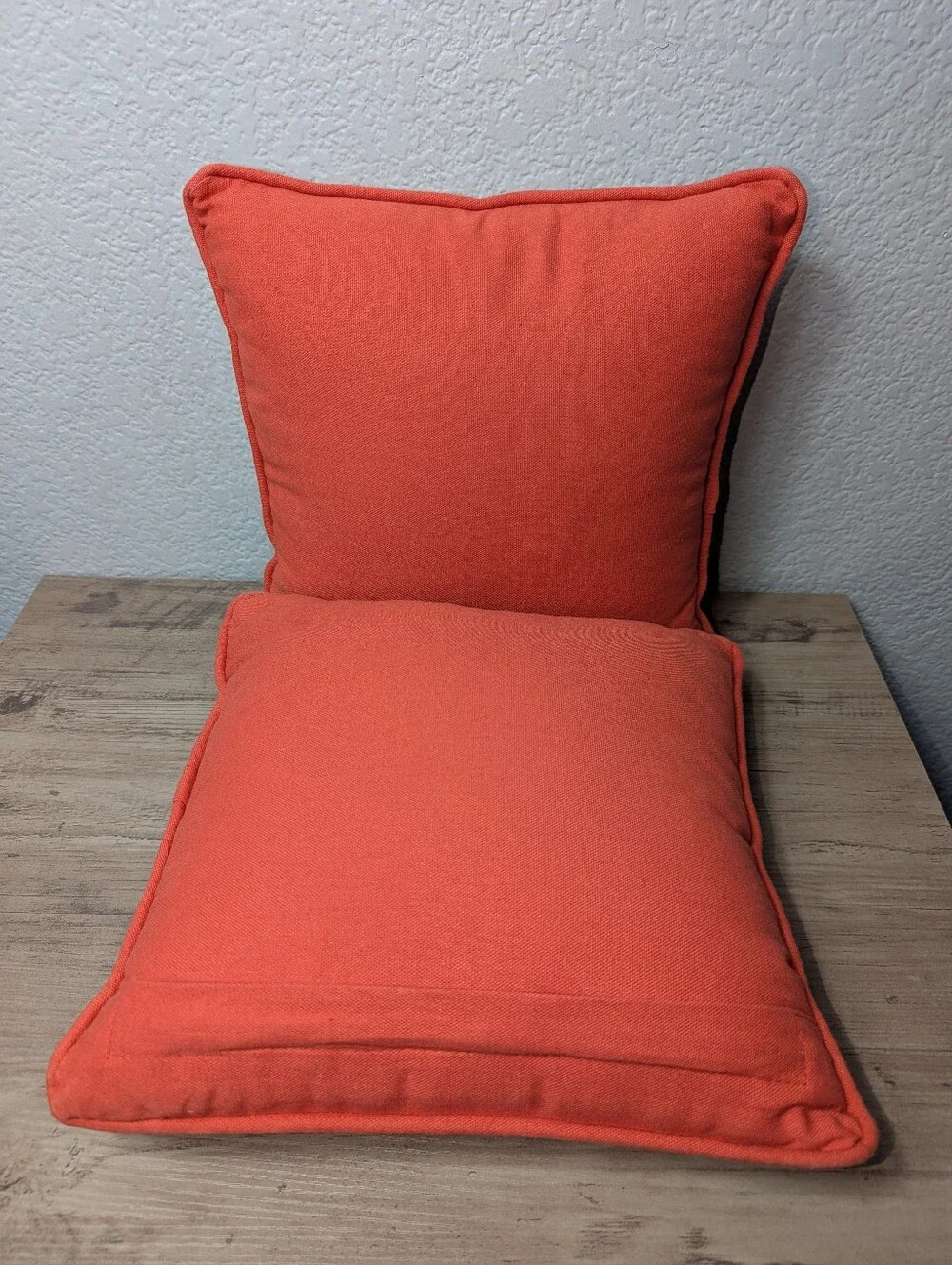 Pier 1 Imports Harvest Cat in Pumpkin Embroidered Throw Pillows - Set of 2
